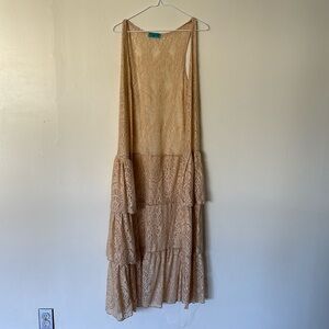 Lace Ruffle Duster western